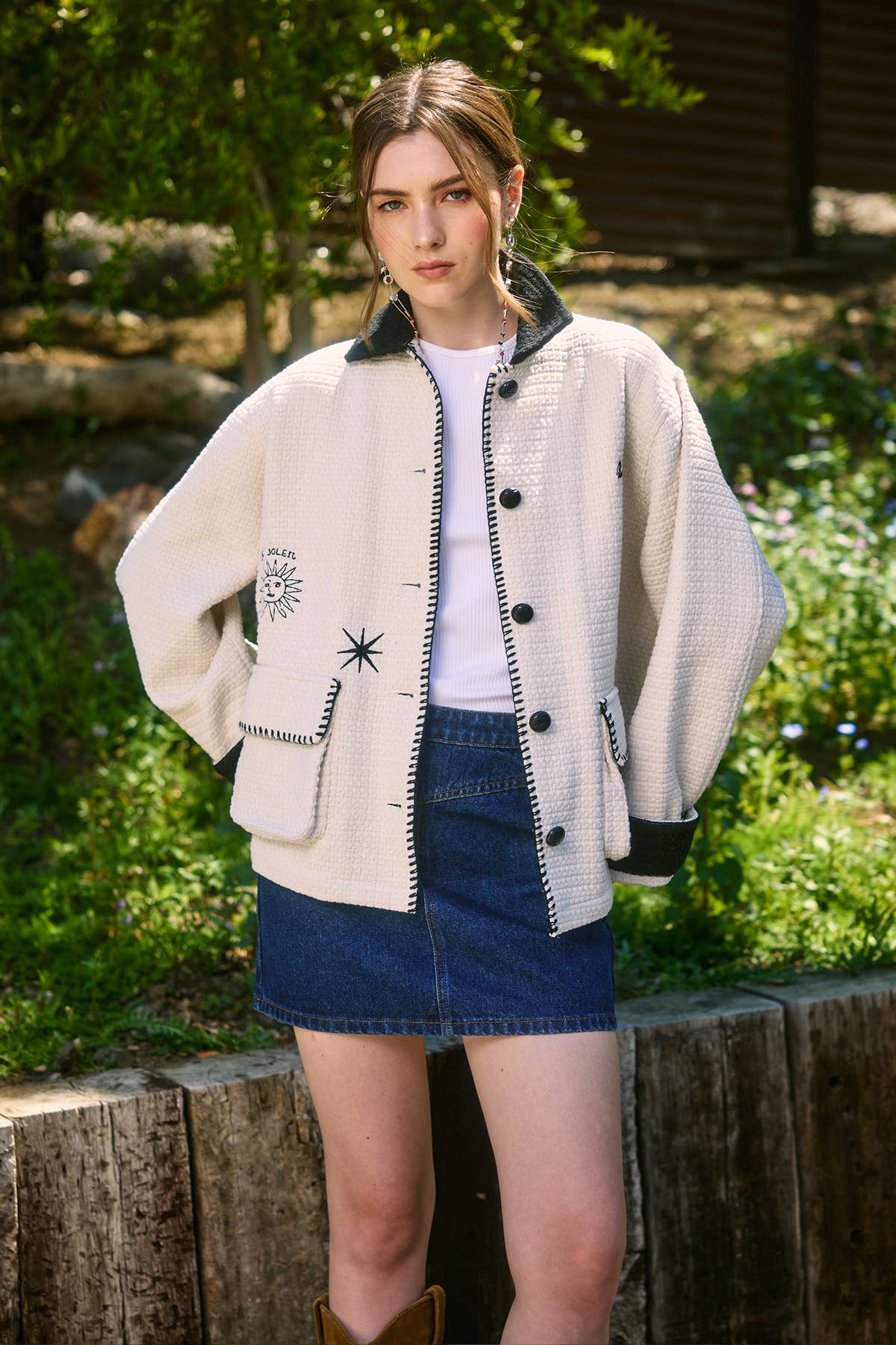 Mary Ann Embroidered Jacket – The Closet