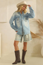 Hold Your Horses Denim Shirt