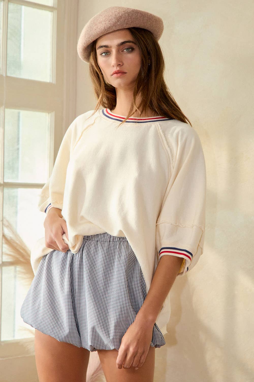 Chloe Bubble Hem Shorts