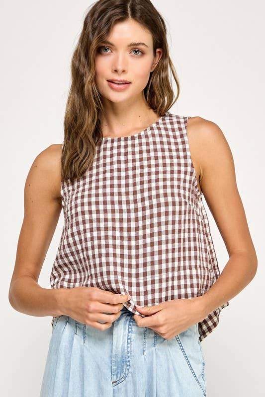 Lori Gingham Tank