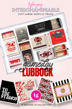 Acrylic Tray Inserts 11" x 17" Set of 10