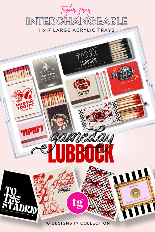 Acrylic Tray Inserts 11" x 17" Set of 10