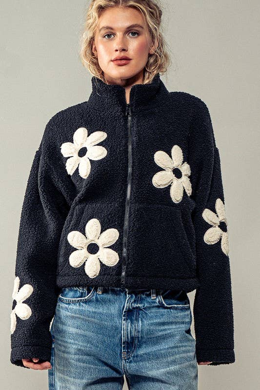 Mallory Fleece Zip Up Jacket