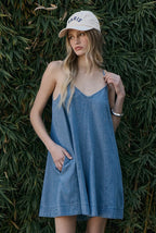 Denim Romper