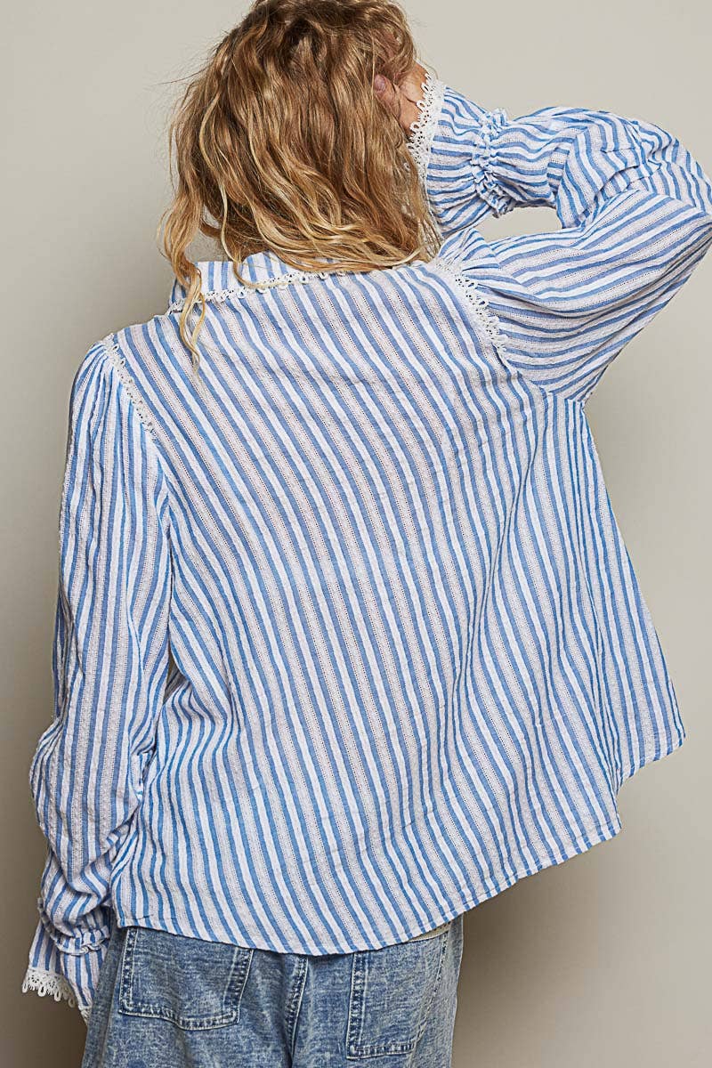 Frills & Thrills Button Down