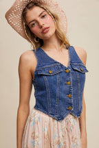 Hey Hay Denim Vest