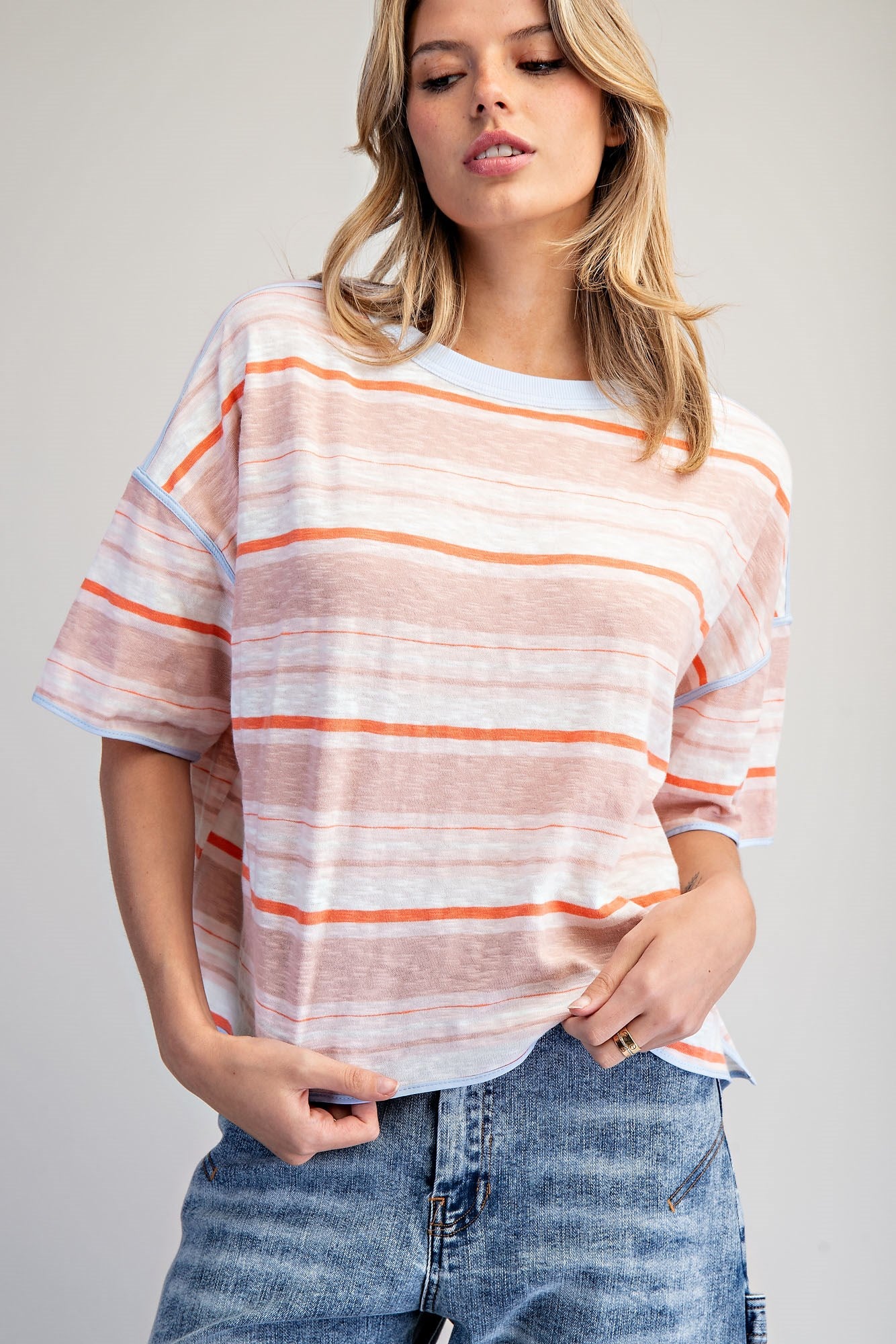 Coastline Stripe Tee