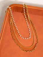 Stacked Pearl Necklace