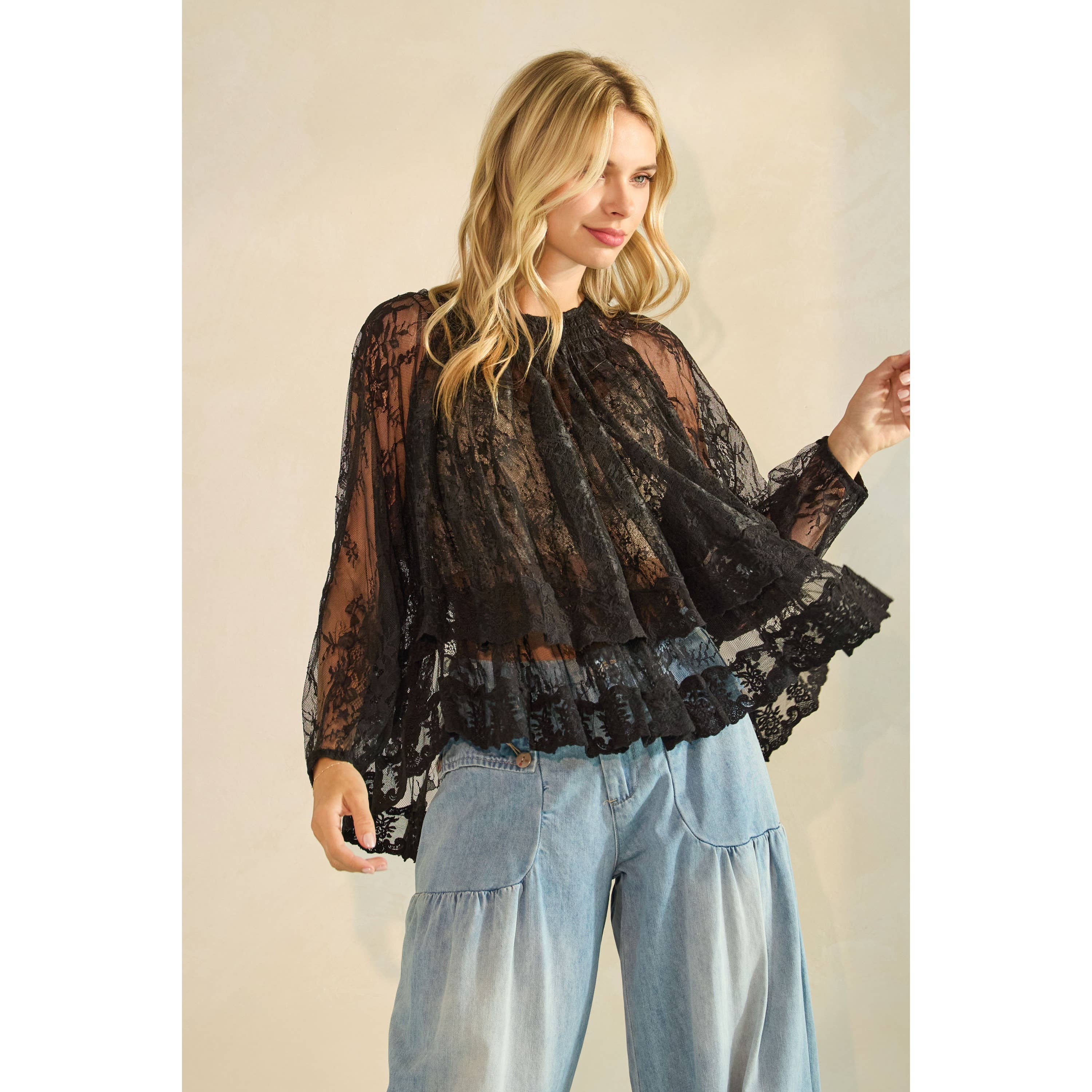 Lace Whisper Top