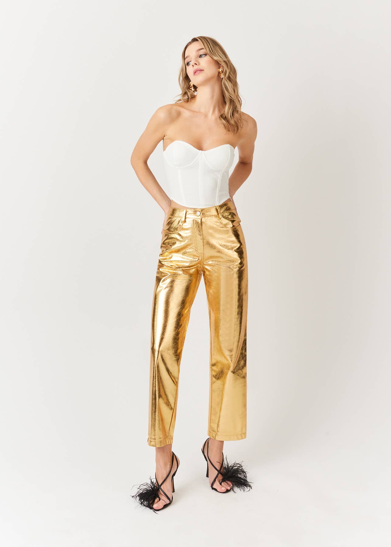Gold Party Pants