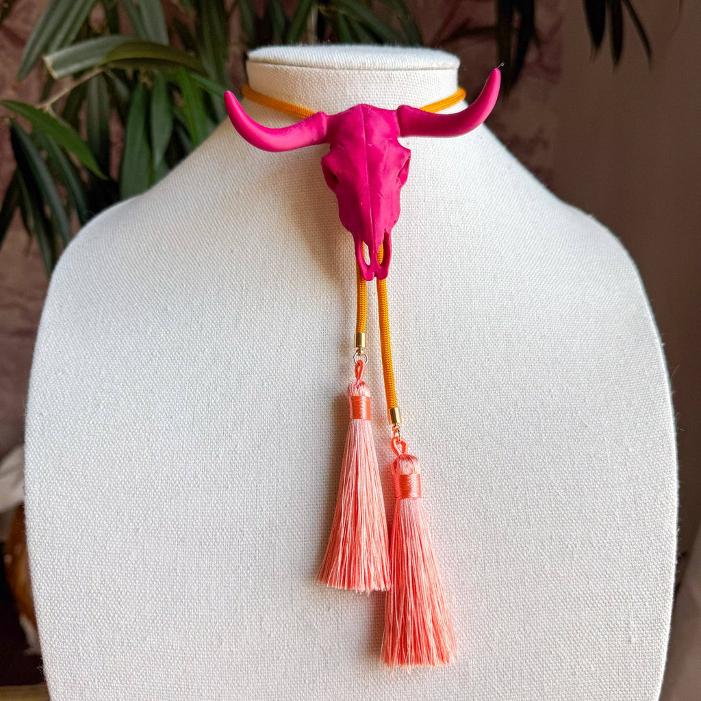 Longhorn Bolo Necklace