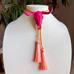 Longhorn Bolo Necklace