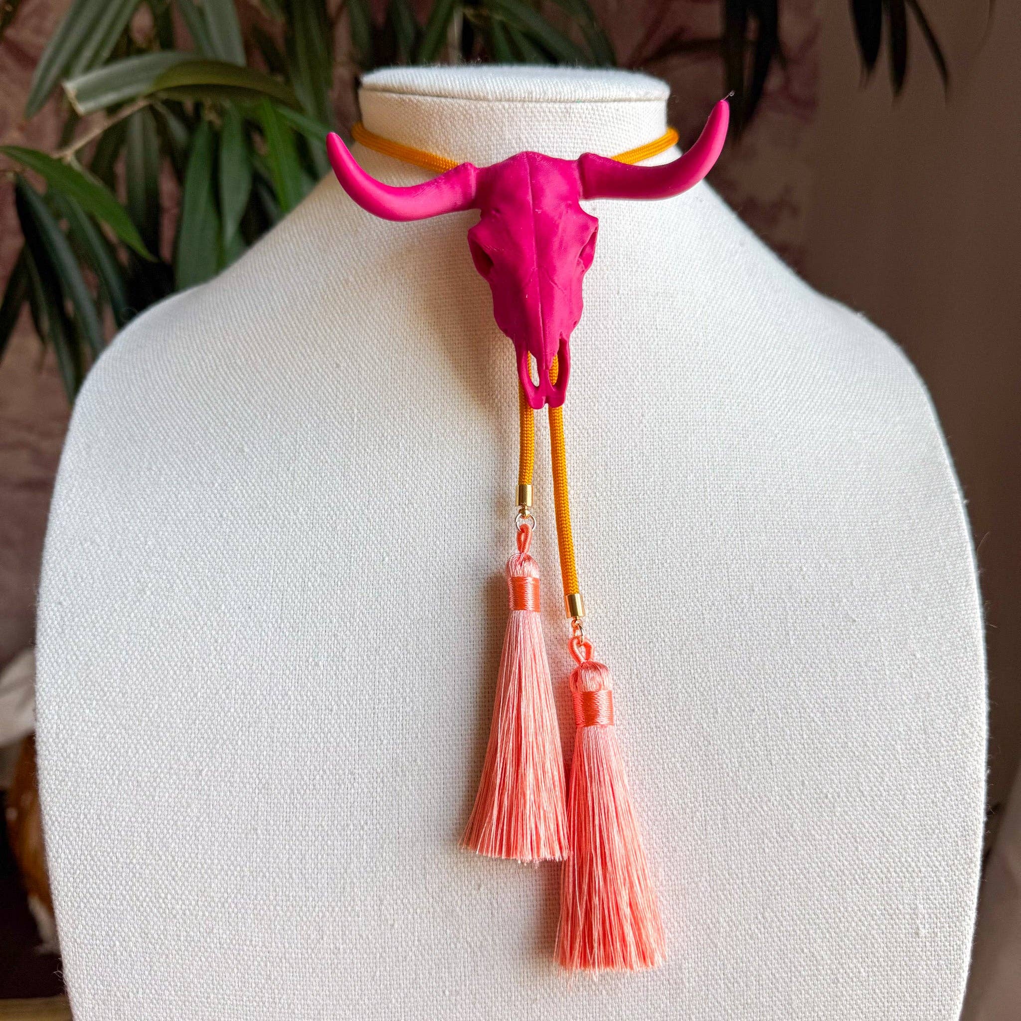 Longhorn Bolo Necklace