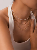 Stacked Pearl Necklace