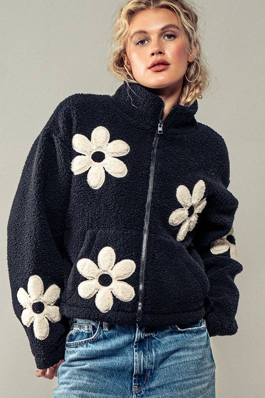 Mallory Fleece Zip Up Jacket