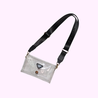 Bag Strap With Clear Bag