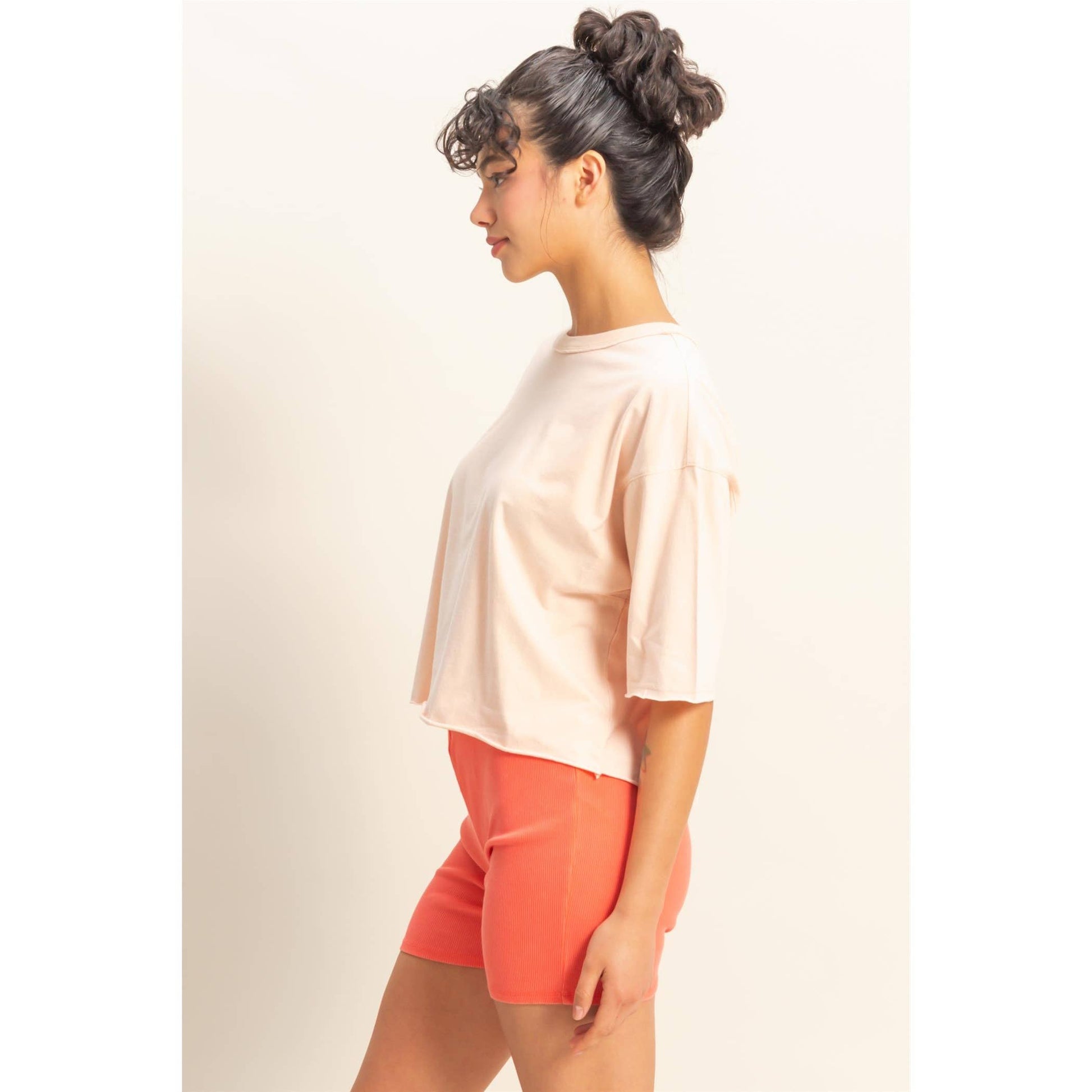 Daria Crew Neck Wide Fit Tee