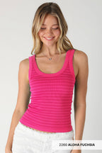 Reversible Ribbed Tank Top
