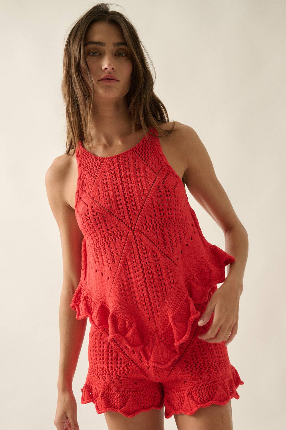 Bonnie Crochet Tank Top