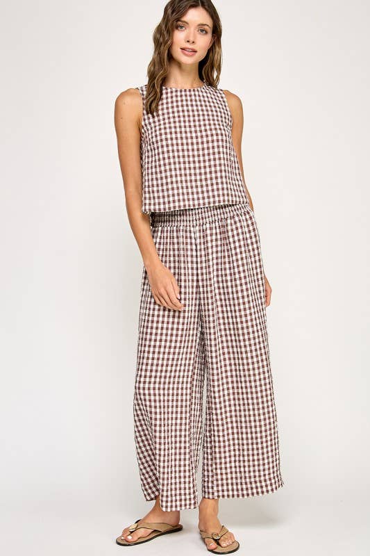 Linda Gingham Pants