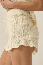Clyde Crochet Shorts