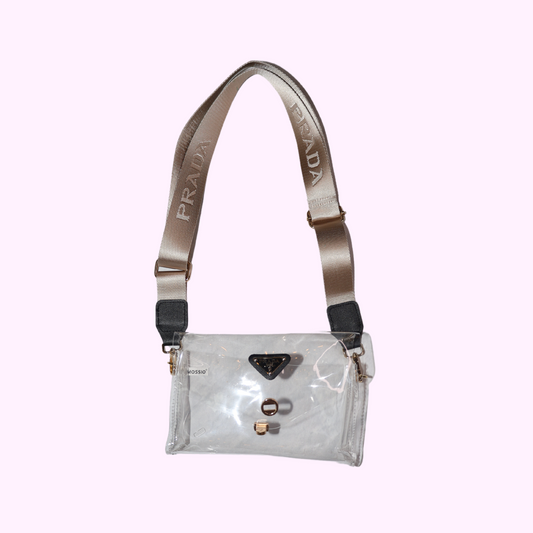 Bag Strap With Clear Bag