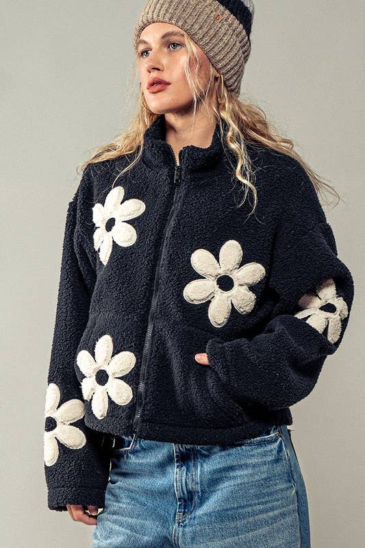 Mallory Fleece Zip Up Jacket