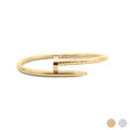 Gold Nail Bangle