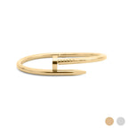 Gold Nail Bangle
