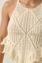 Bonnie Crochet Tank Top