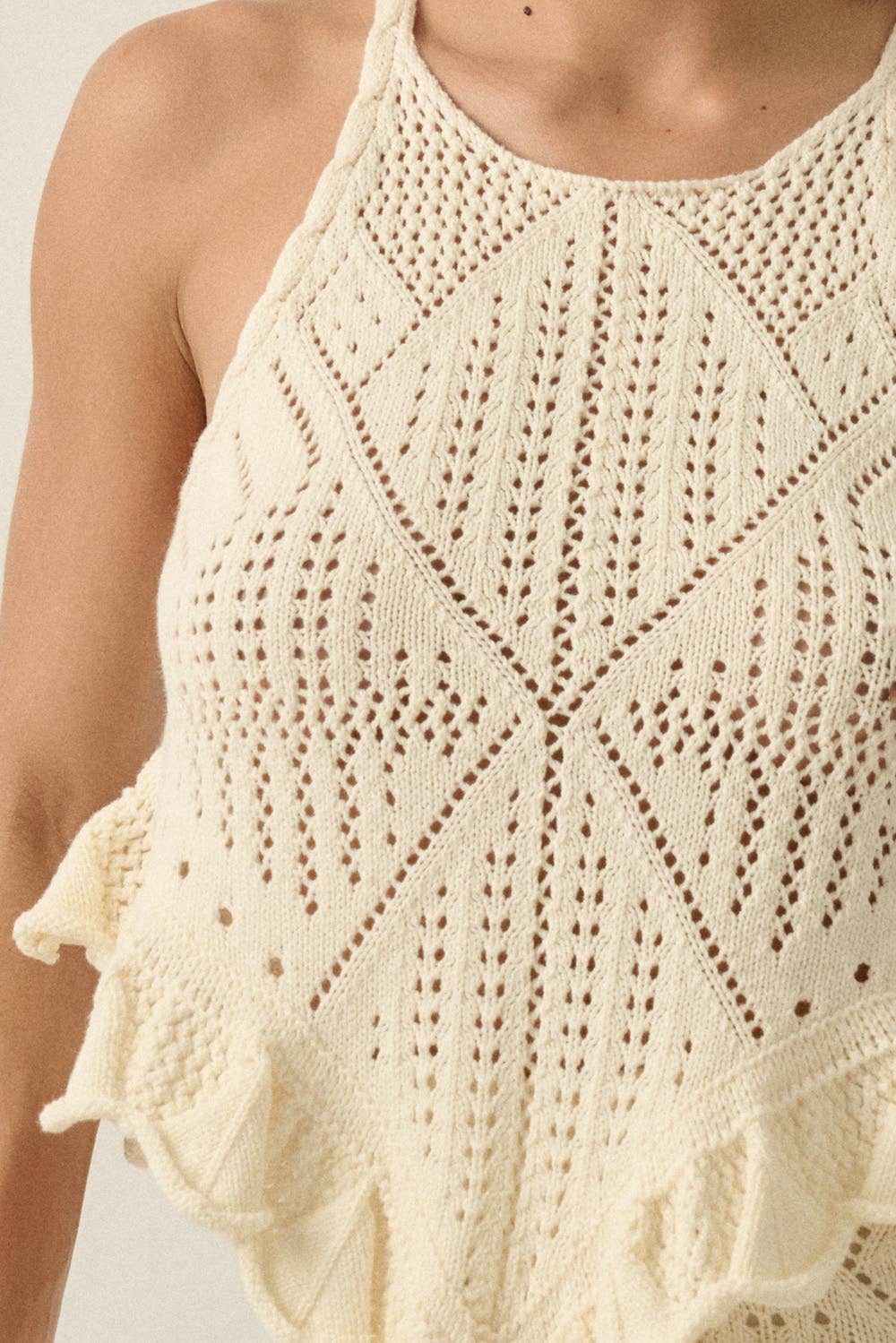 Bonnie Crochet Tank Top