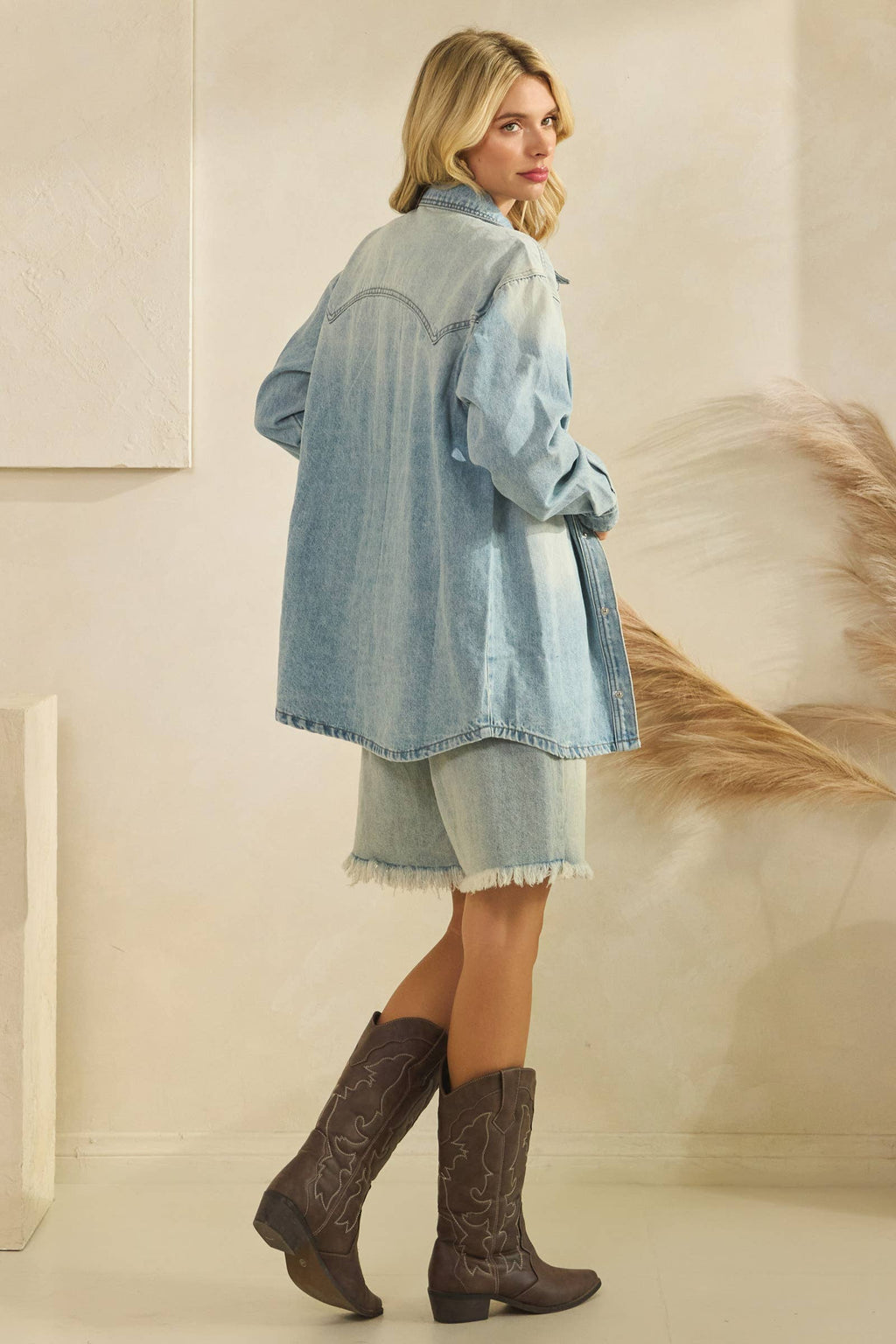 Hold Your Horses Denim Shirt