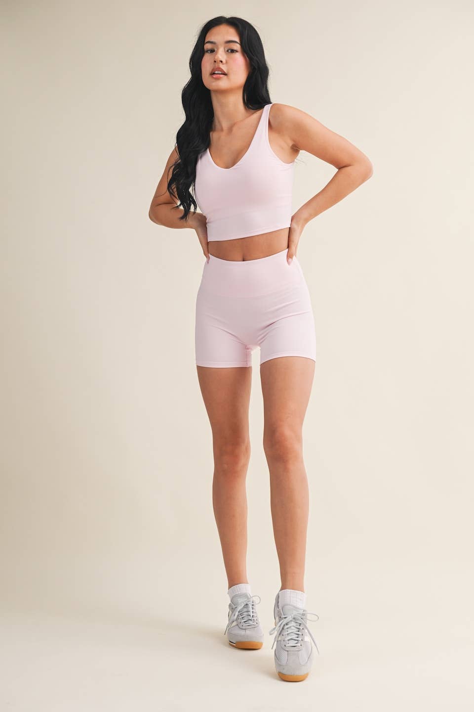 Biker Shorts: Pink / S