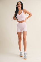 Biker Shorts: Pink / S