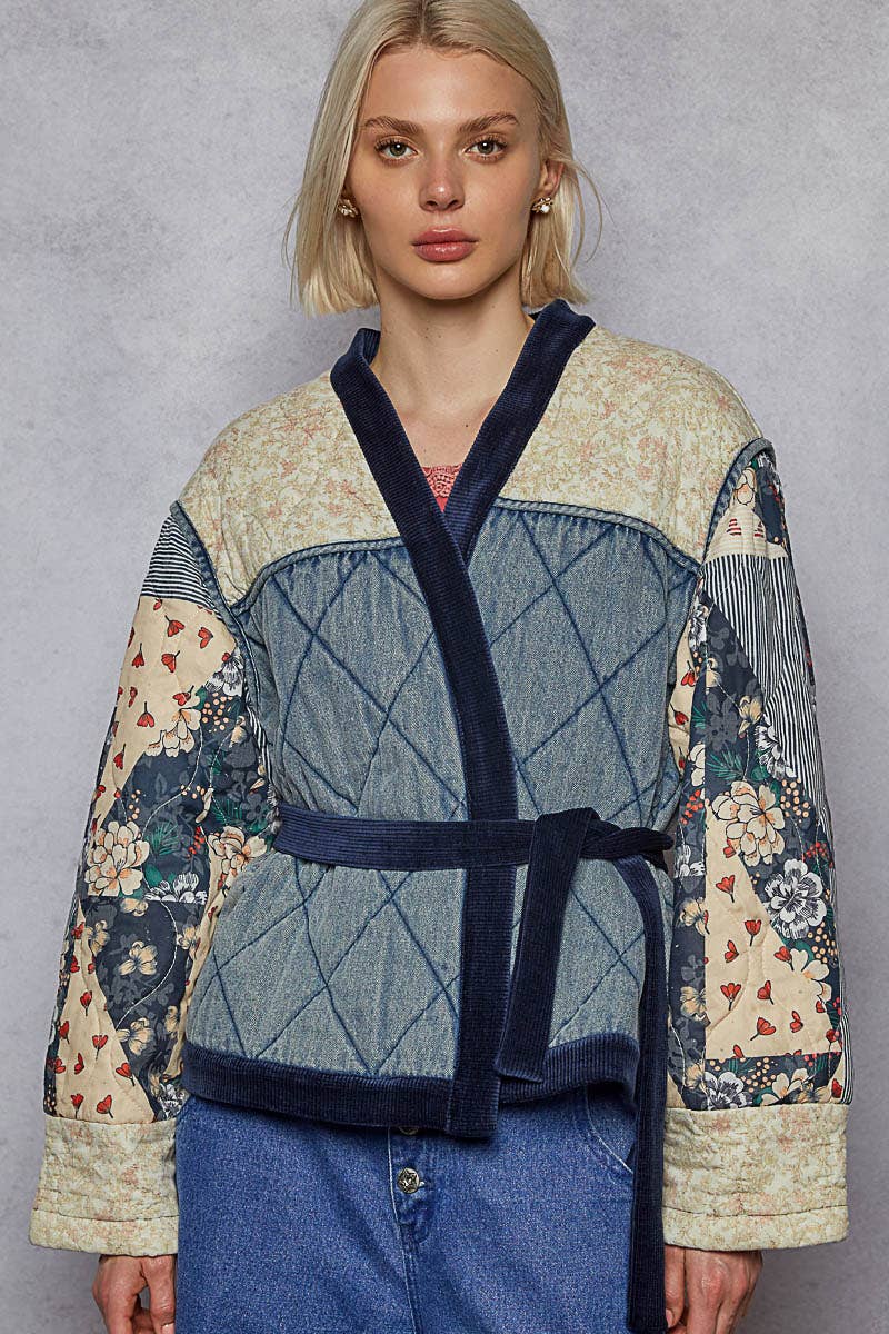 Quilted Cardigan