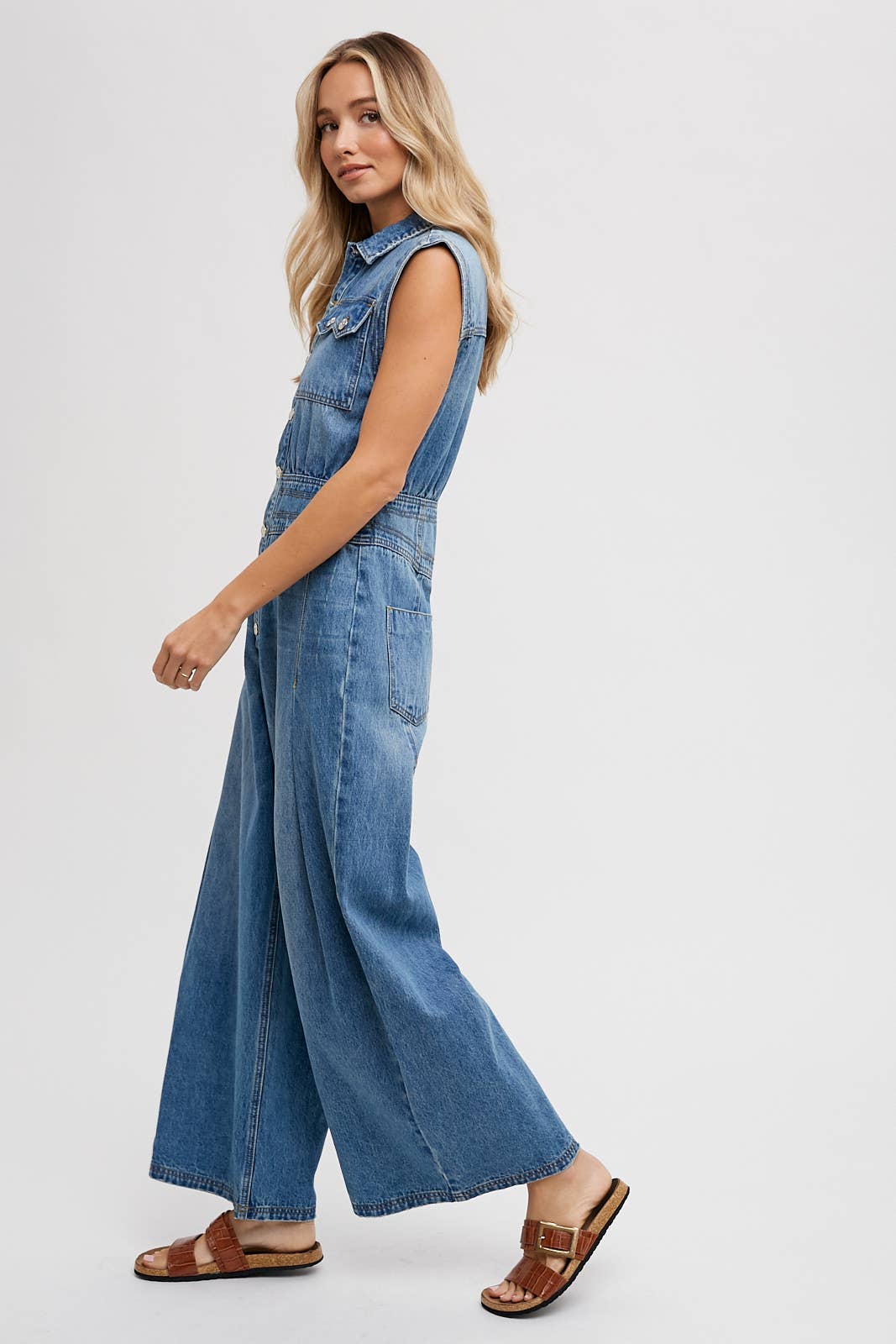 Megan Denim Jumpsuit