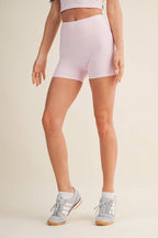 Biker Shorts: Pink / M
