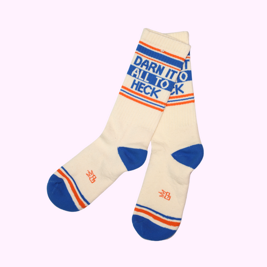 "Darn It All to Heck" Crew Socks