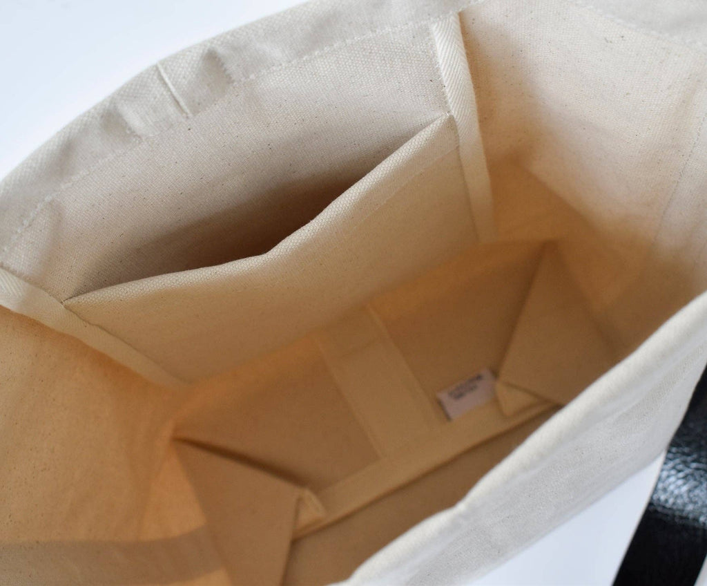The Everyday Tote –Ivory (Bag Only): Big (bag only)