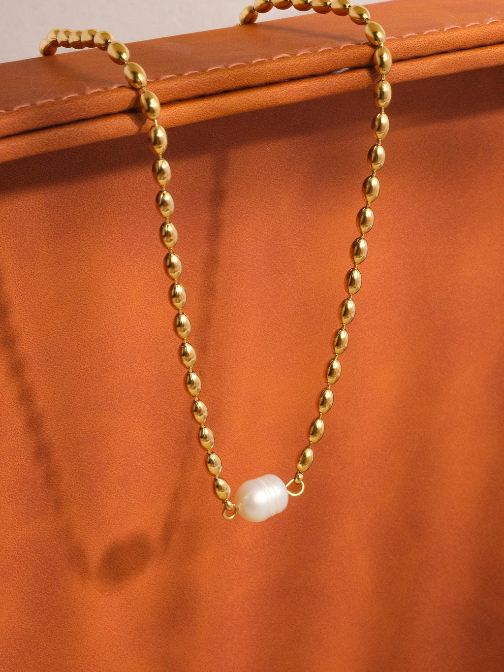 Pearl Ball Chain Necklace