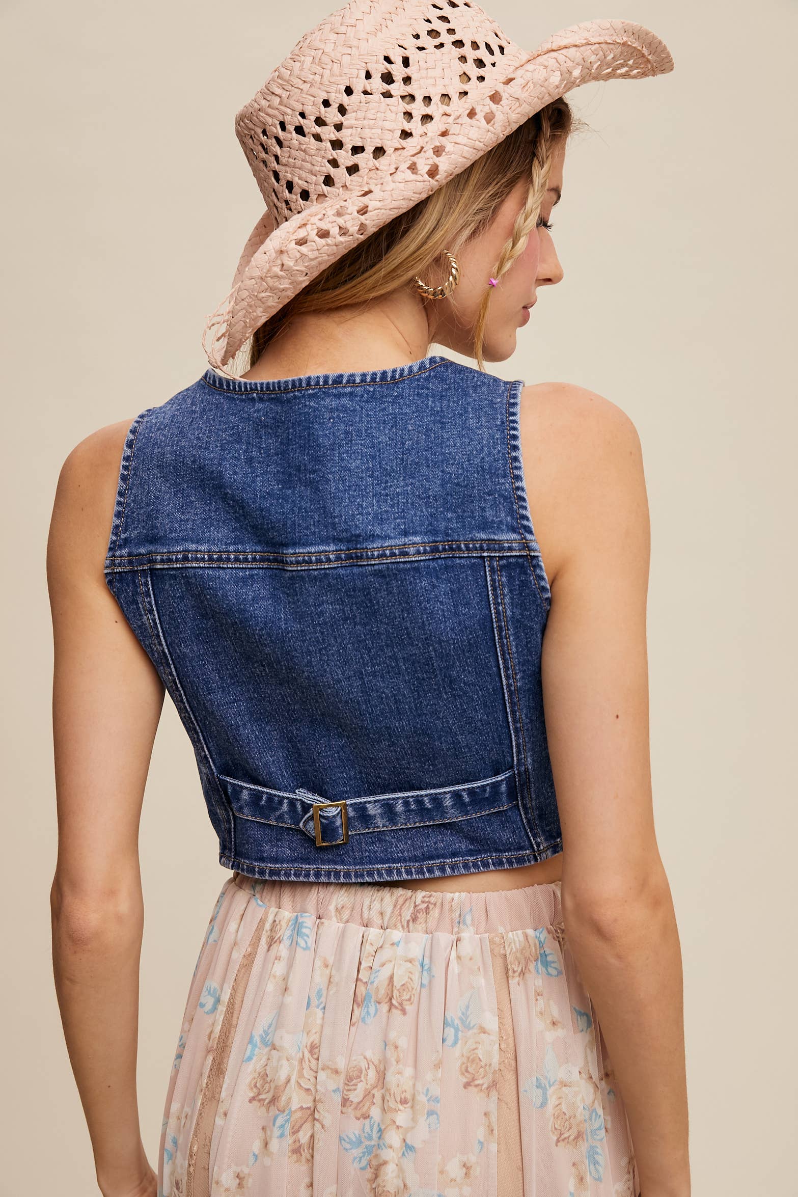 Hey Hay Denim Vest