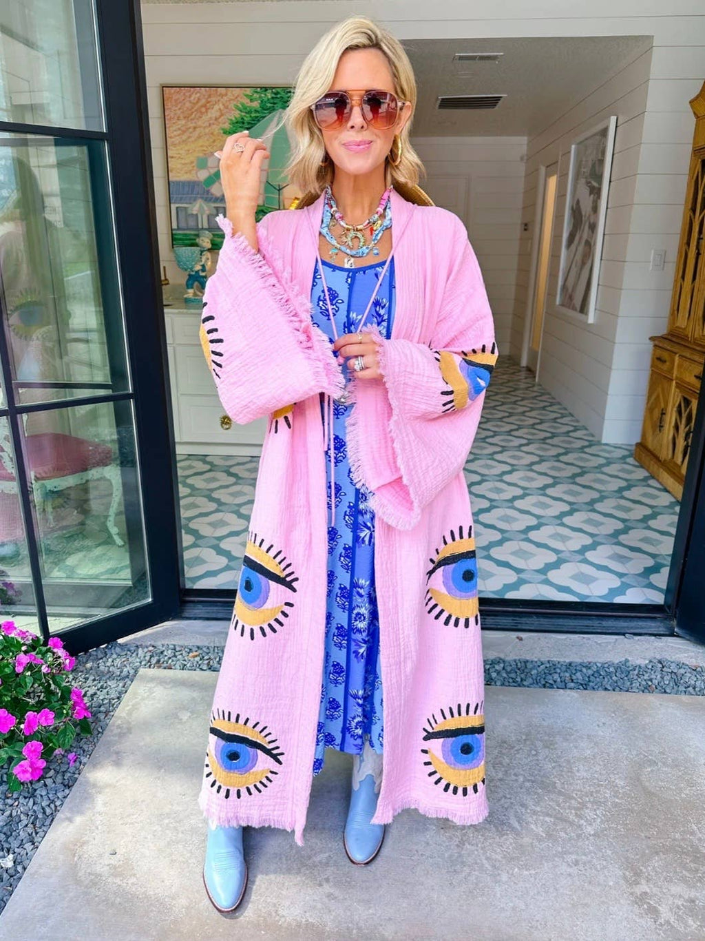 Gold Eye Kaftan Summer
