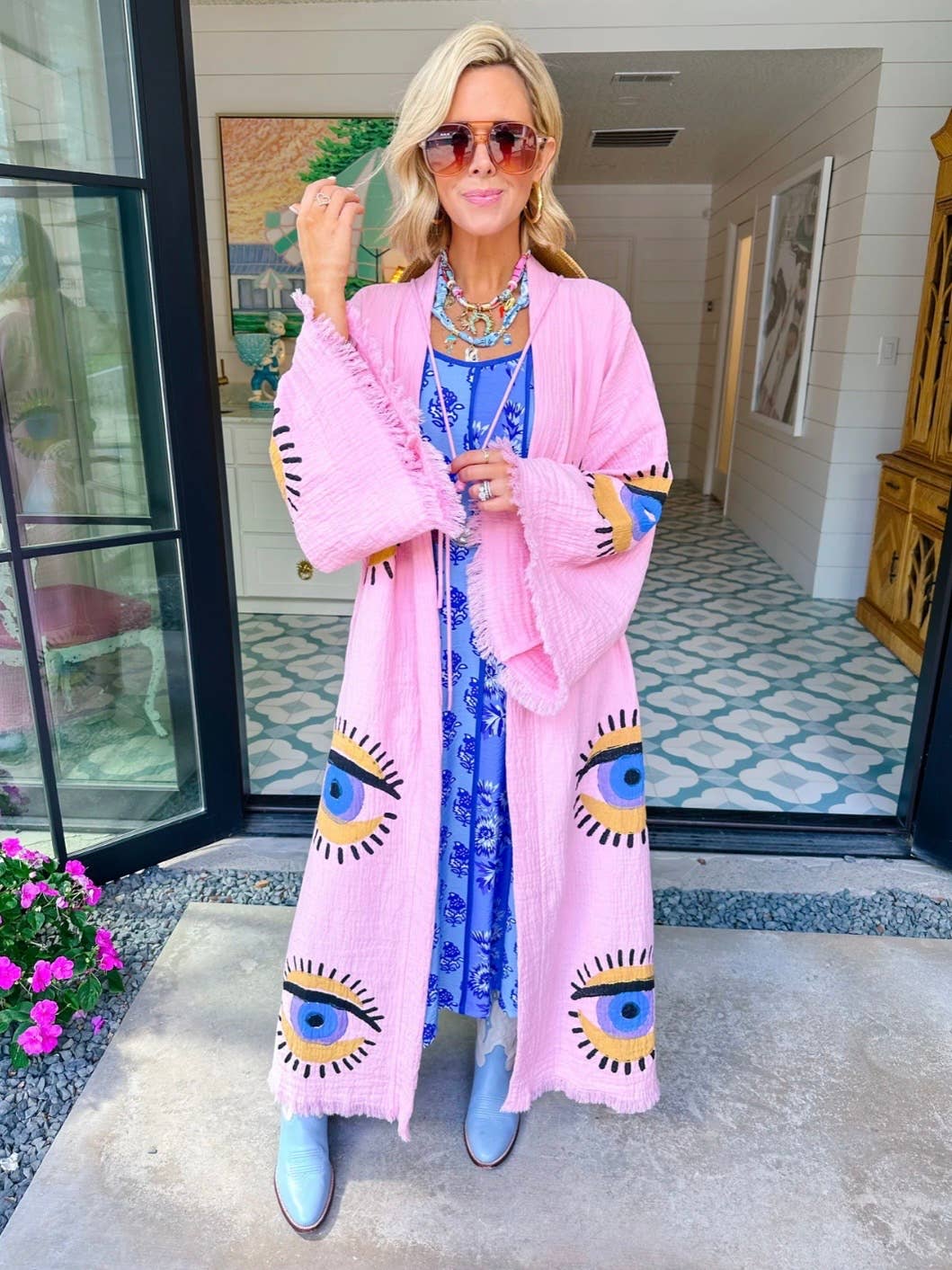 Gold Eye Kaftan Summer