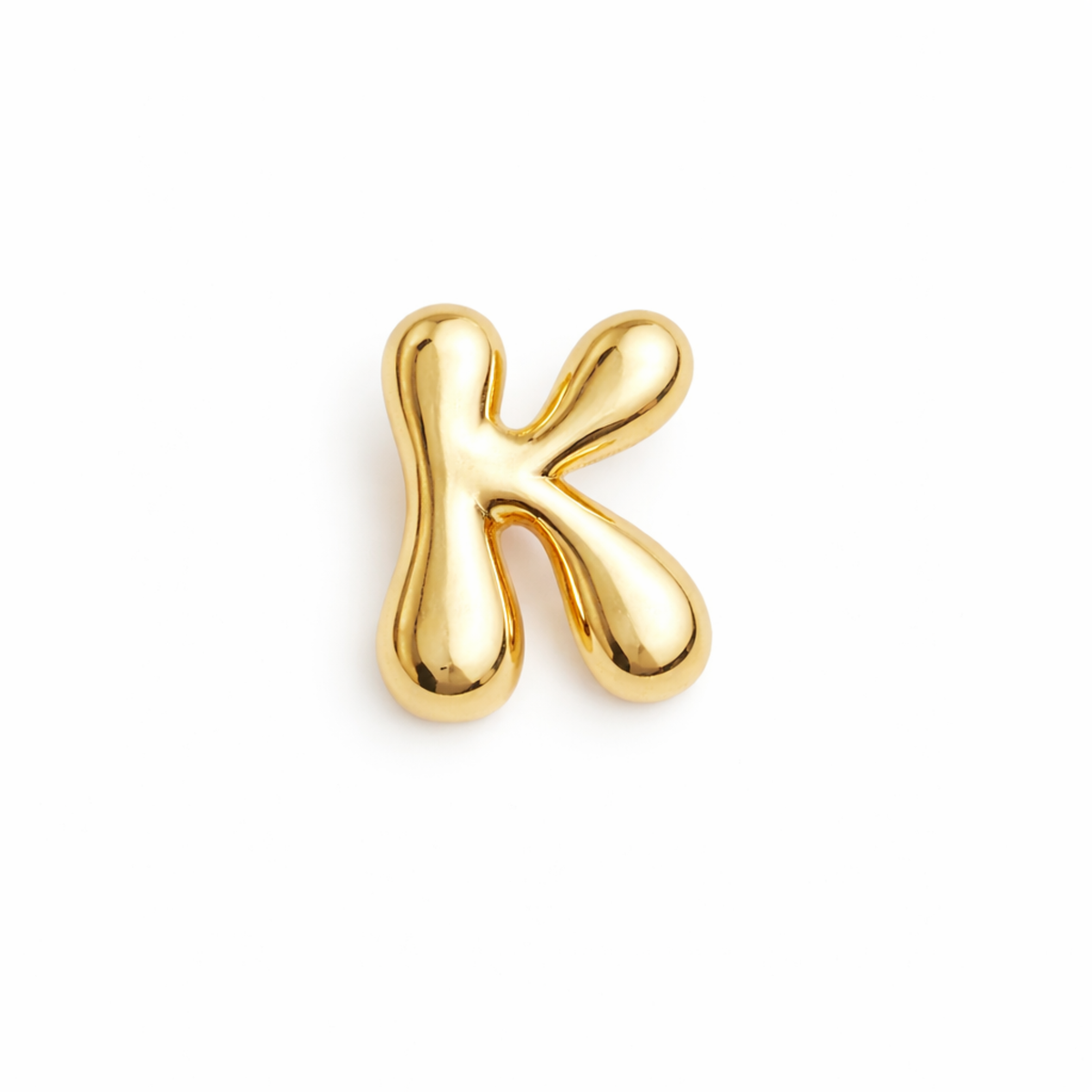 Balloon Letter Initial Brooch
