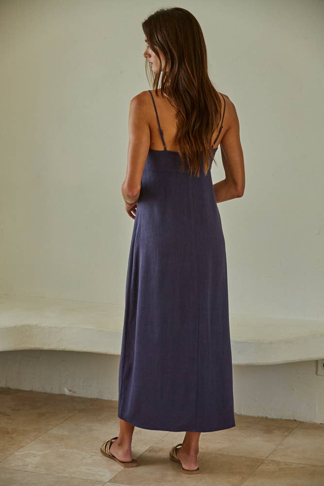 Lindsey Linen Midi Dress