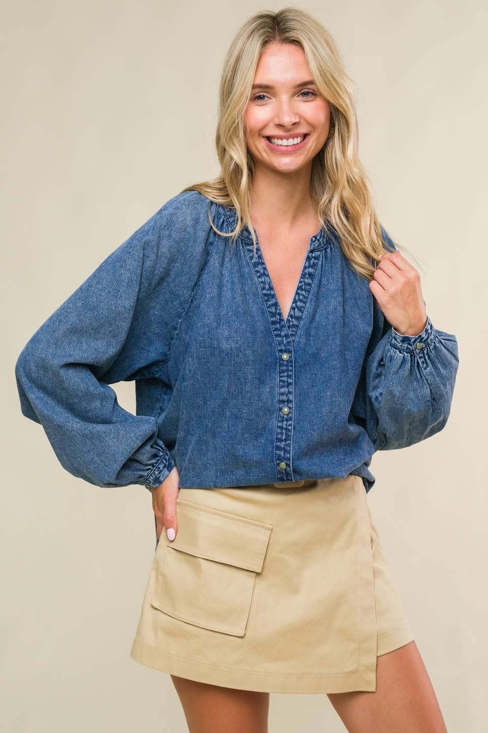 Jonny Denim Top