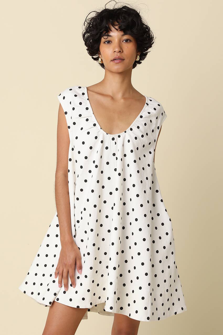 Rain Polka Dot Dress