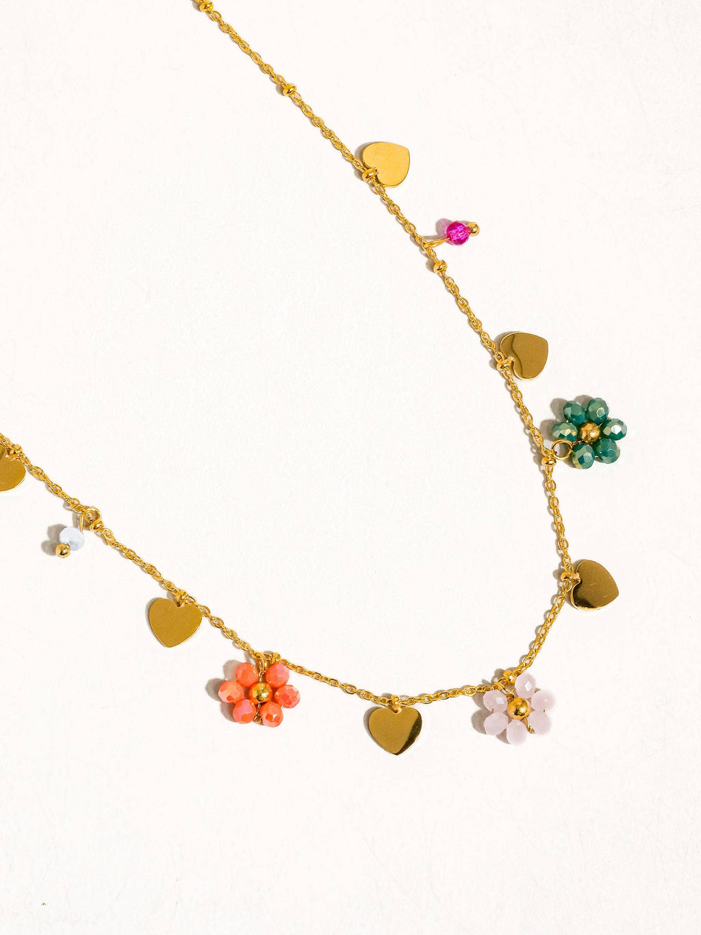 Flowers & Hearts Necklace