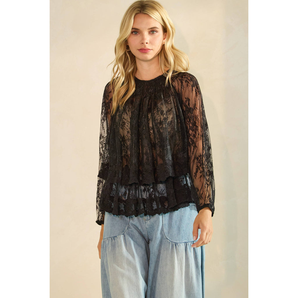 Lace Whisper Top