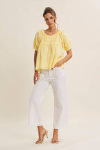 Sun's Out Ruffle Top
